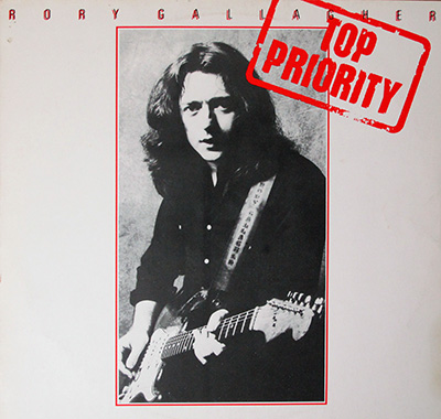 RORY GALLAGHER - Top Priority album front cover vinyl record